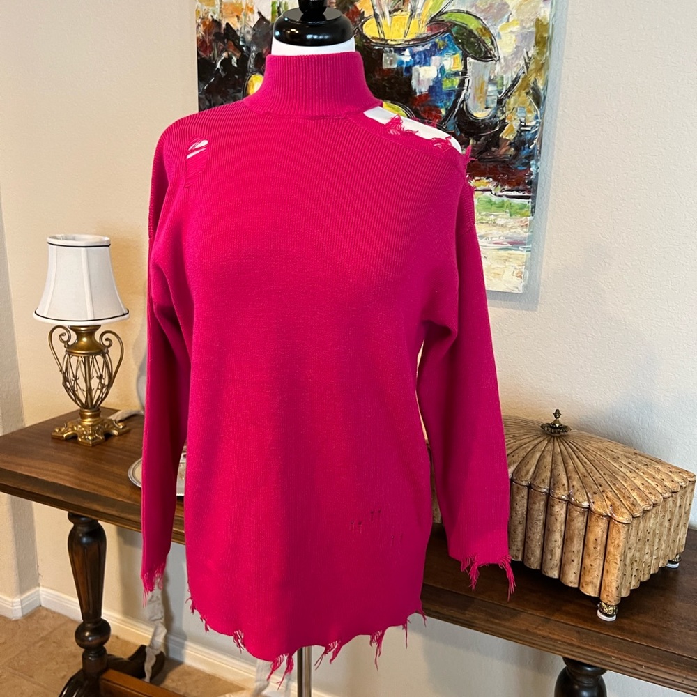 Forever 21 Hot Pink Sweater